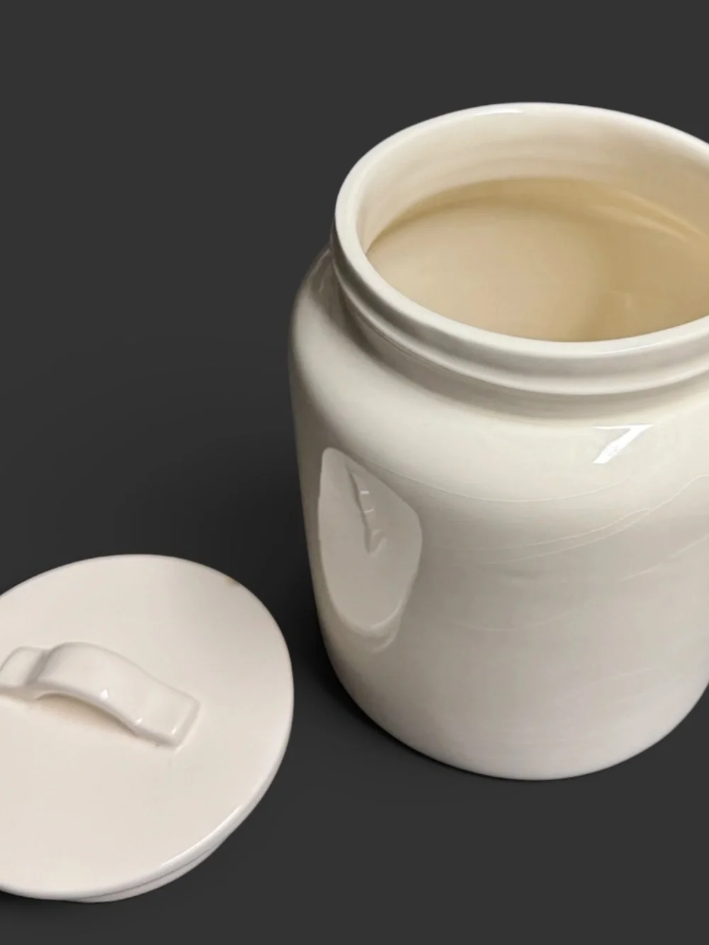 Rae Dunn TEA Large Canister w/Lid Farmhouse